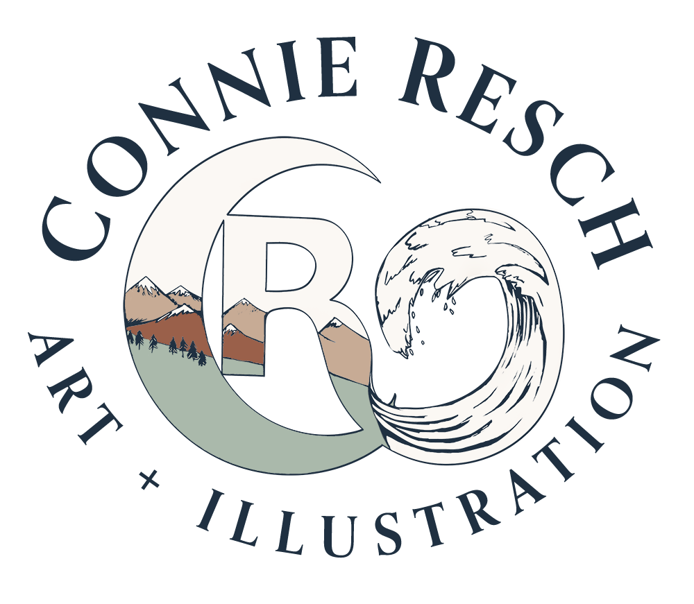 Connie Resch Art and Illustration logo